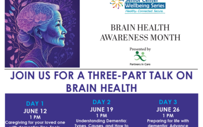 Redmond Senior Center and Partners In Care Partner to Provide Brain Health Awareness Month Classes